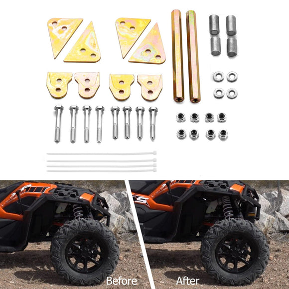 2010 - 2025 Polaris Sportsman 850 XP1000 Steel 2" Front & Rear Full Lift Kit - WeiSen - 80401061