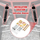 2010 - 2025 Polaris Sportsman 850 XP1000 Steel 2" Front & Rear Full Lift Kit - WeiSen - 80401061