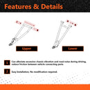 2011 - 2014 Polaris RZR XP 900 UTV Front A - Arm Bushing Kit Heavy Duty UHMW Bushings - WeiSen - 80405009