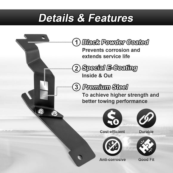 2011 - 2016 Ford F250 and F350 Super Duty White&Amber Strobe 3.5 Inch LED Hood Hinge Ditch Light Pods w/ Wiring Harness Kit - WeiSen - 70104019+70201013