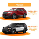 2011 - 2017 5th Gen Ford Explorer Plug&Play 4 - Way Flat Output 4 - Pin Trailer Wiring Harness Kit - WeiSen - 70206037