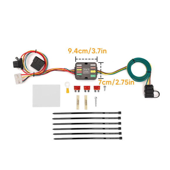 2011 - 2017 Honda Odyssey Plug&Play Vehicle - Side 4 - Pin Trailer Wiring Harness - WeiSen - 70206012