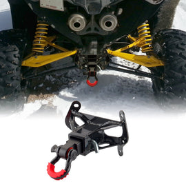 2013 - 2016 Can - Am Maverick X/Max Heavy - Duty Steel Rear Trailer Hitch & 2" Shackle Hitch Receiver Kit - WeiSen - 80107002+70304017