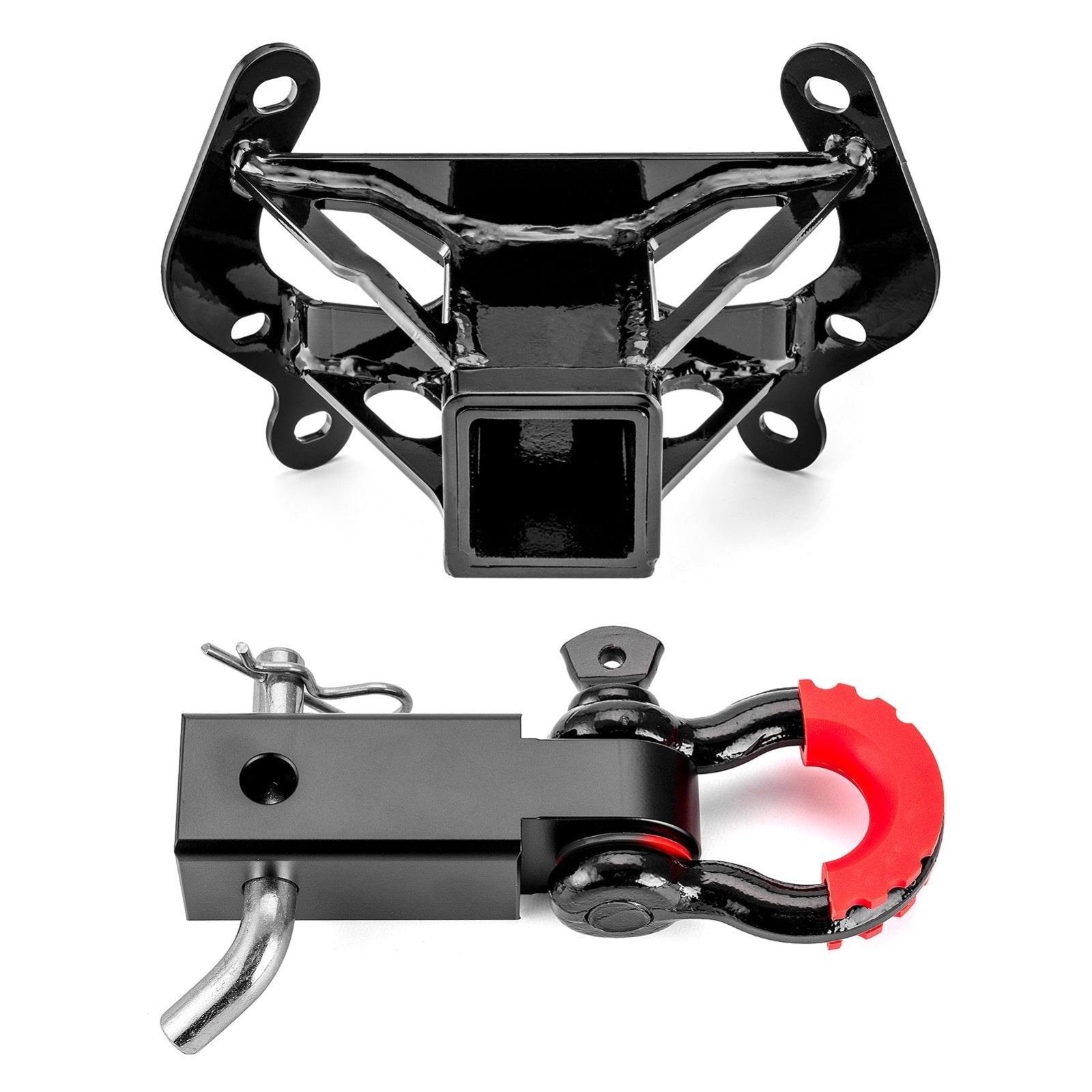 2013 - 2016 Can - Am Maverick X/Max Heavy - Duty Steel Rear Trailer Hitch & 2" Shackle Hitch Receiver Kit - Weisen