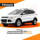 2013-2016 Ford Escape Titanium/SE/S Vehicle-Side 4-Pin Trailer Wiring Harness w/ Plug&Play Connector - WeiSen - 70206076