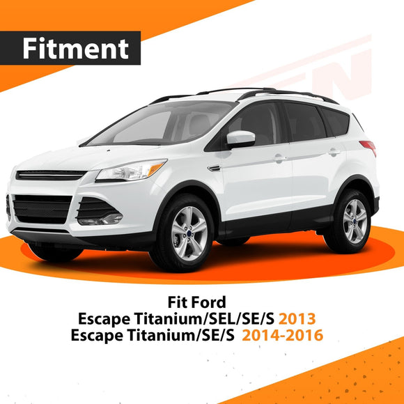 2013-2016 Ford Escape Titanium/SE/S Vehicle-Side 4-Pin Trailer Wiring Harness w/ Plug&Play Connector - WeiSen - 70206076