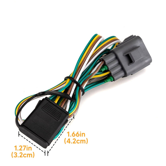 2013 - 2016 GMC Acadia / Chevrolet Traverse Plug&Play 4 - Pin Trailer Wiring Harness - WeiSen - 70206056