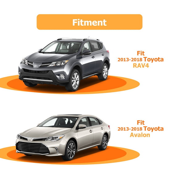 2013 - 2018 Toyota Avalon RAV4 Vehicle - Side 4 - Pin Trailer Wiring Harness w/ Plug & Play Connector - WeiSen - 70206005