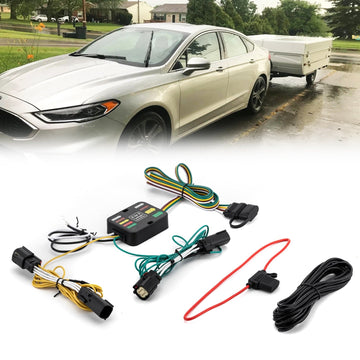 2013 - 2020 Ford Fusion Vehicle - Side Custom 4 - Pin Plug&Play Trailer Wiring Harness - WeiSen - 70206088