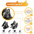 2013 - 2023 CFMoto UForce 500/800 Heavy Duty Steel Front & Rear 2.0" Suspension Lift Kit - WeiSen - 80401087