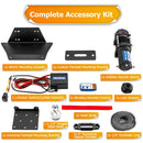 2013 - 2024 Polaris Ranger XP 1000/900/Crew Pro XD UTV ATV 4500lb 12V Electric Winch Kit - WeiSen - 80310040