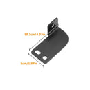 2013 - 2025 Polaris Ranger Full Size Crew Rear Roof LED Pod Light Mount Brackets - WeiSen - ZT040