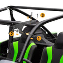 2014 - 2019 Kawasaki Teryx 750 800 Bolt - On Upper Roof 50" Curved LED Light Bar Bracket Wire Kit - WeiSen - 80101022+70202010+70203004