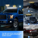 2014 - 2020 Can - Am COMMANDER 1000 800 (G1) Spot Flood Amber White Strobe 42" Dual Row Curved 240w LED Light Bar Kit - WeiSen - 80101009+70202020