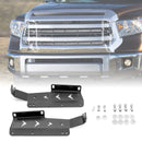 2014 - 2021 Toyota Tundra No Drill Front Hidden Grill Light Bar Mounting Bracket for 42" Dual Row Light Bar - WeiSen - 70103002