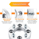 2014 - 2023 2025 Honda Pioneer 500/520/700/700 - 4 | 2Pcs 1.5" 4x110mm Wheel Spacers | 6061 - T6 Forged Aluminum - WeiSen - 80403030