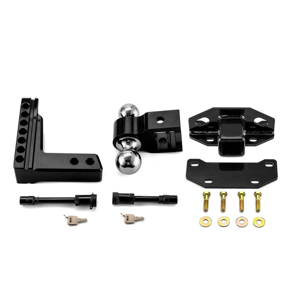 2014 - 2023 Lexus GX460 Heavy - Duty Steel 2" Rear Trailer Hitch & Adjustable Trailer Hitch Ball Mount - WeiSen - 70108005+70304025