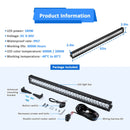 2014 - 2023 Polaris RZR 900 XP1000 Spot Flood Amber White Strobe 32 Inch Dual Row Straight 180w LED Light Bar - WeiSen - 80101004+70202018