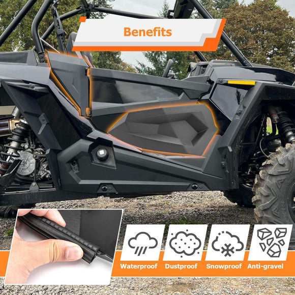 2014 - 2023 Polaris RZR XP 1000 2 - door No Drill UTV Front Lower Half Door #OEM 2879509 - WeiSen - 80307014