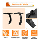 2014 - 2023 Polaris RZR XP 1000 / Turbo/S 1000/900 / 900 S No Drill HDPE UTV Front SUPER Extended Fender Flares - WeiSen - 80314003