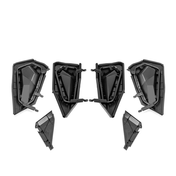 2014 - 2023 Polaris RZR XP 4 1000 Turbo S 900 EPS - 4 - Seat Front & Rear Lower Half Door | Injection Molded & Steel Frame - WeiSen - 80307015