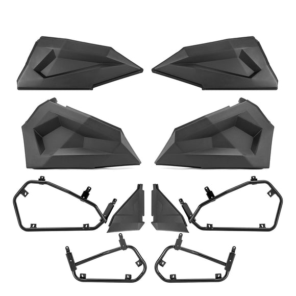 2014 - 2023 Polaris RZR XP 4 1000 Turbo S 900 EPS - 4 - Seat Front & Rear Lower Half Door | Injection Molded & Steel Frame - WeiSen - 80307015