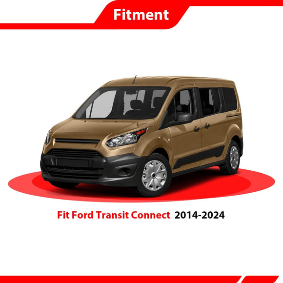 2014 - 2024 Ford Transit Connect Plug&Play Vehicle - Side Custom 4 - Pin Trailer Wiring Harness - WeiSen - 70206093