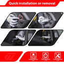 2014 - 2024 Polaris RZR 570/800/900/1000/Turbo/XP UTV 4 - 6" Adjustable Aluminum Cooling Door Latch - WeiSen - 80307020