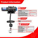 2014 - 2025 Kawasaki Teryx 800 / 4 800 Wireless Remote Control UTV 4500lb 12V Electric Winch Kit - WeiSen - 80310053