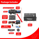 2014 - 2025 Kawasaki Teryx 800 / 4 800 Wireless Remote Control UTV 4500lb 12V Electric Winch Kit - WeiSen - 80310053