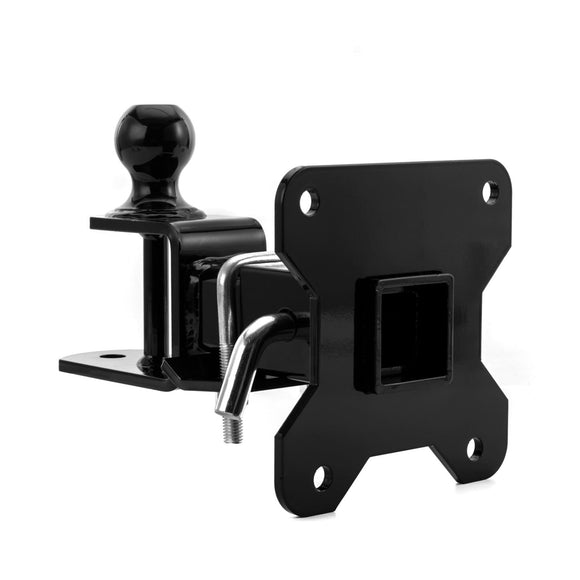 2014 - 2025 Polaris RZR XP 1000 UTV Rear Receiver Hitch Kit w/ 2 - Inch Trailer Hitch 3 - in - 1 Ball Mount 5/8" Lock Pin Tightener - WeiSen - 8010700703