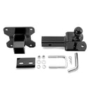 2014 - 2025 Polaris RZR XP 1000 UTV Rear Receiver Hitch Kit w/ 2 - Inch Trailer Hitch 3 - in - 1 Ball Mount 5/8" Lock Pin Tightener - WeiSen - 8010700703