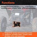 2014 - 2025 Polaris RZR XP 1000 UTV Rear Receiver Hitch Kit w/ 2 - Inch Trailer Hitch 3 - in - 1 Ball Mount 5/8" Lock Pin Tightener - WeiSen - 8010700703