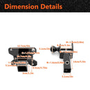 2014 - 2025 Polaris RZR XP 1000 UTV Rear Receiver Hitch Kit w/ 2 - Inch Trailer Hitch 3 - in - 1 Ball Mount 5/8" Lock Pin Tightener - WeiSen - 8010700703