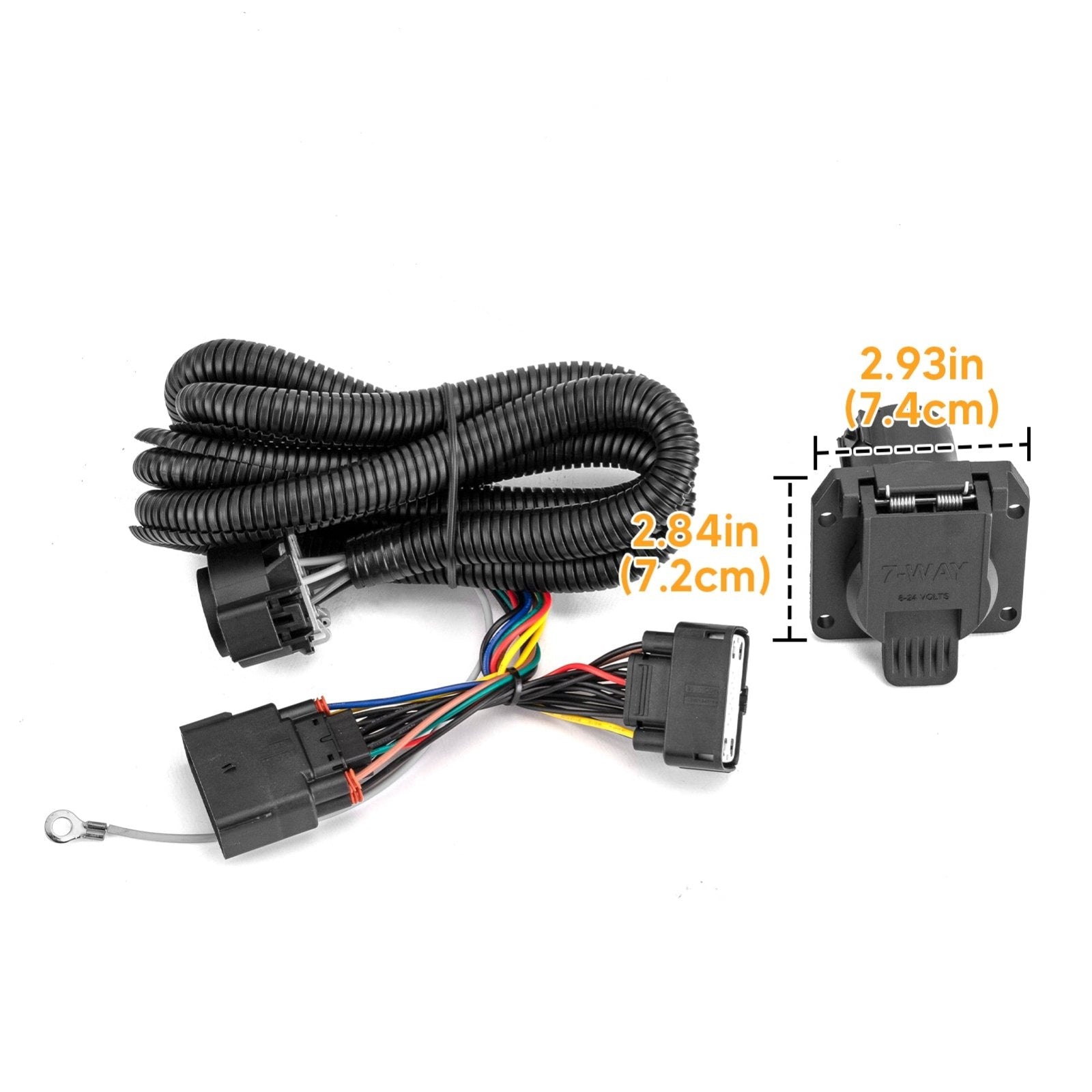 2015 - 2020 8th Gen Ford F - 150 Plug&Play Vehicle - Side 7 - Pin Trailer Wiring Harness Kit - Weisen