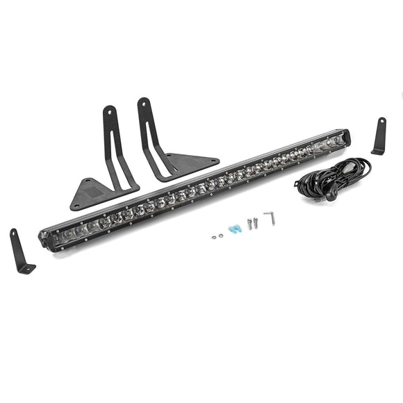 2015 - 2022 Chevrolet Colorado GMC Canyon 31" LED Light Bar Lower Bumper Mount Kit - Weisen - ZT038+LED014+WI001-A