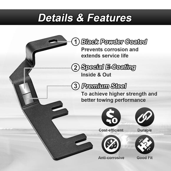 2015 - 2022 Chevrolet Colorado GMC Canyon Hood Ditch Fog Light Pod Bracket Mount - WeiSen - ZT106