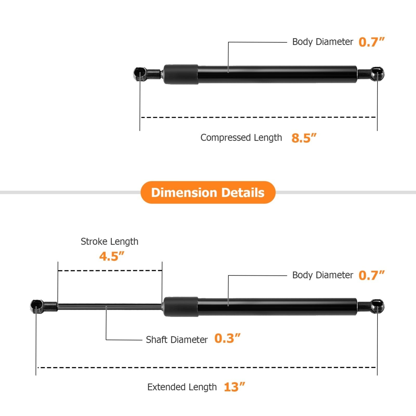 2015-2024 Ford F150 Truck Tailgate Assist Shock Lift Support - Weisen