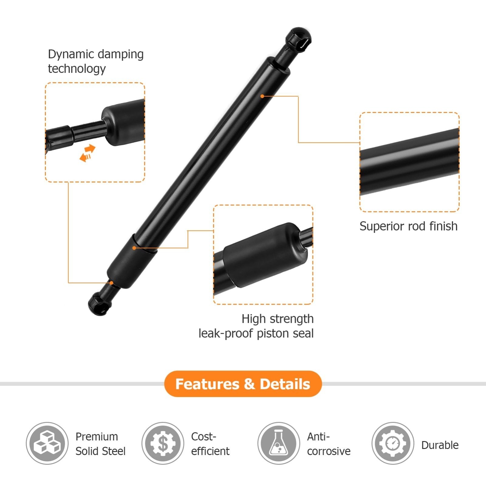 2015-2024 Ford F150 Truck Tailgate Assist Shock Lift Support - Weisen