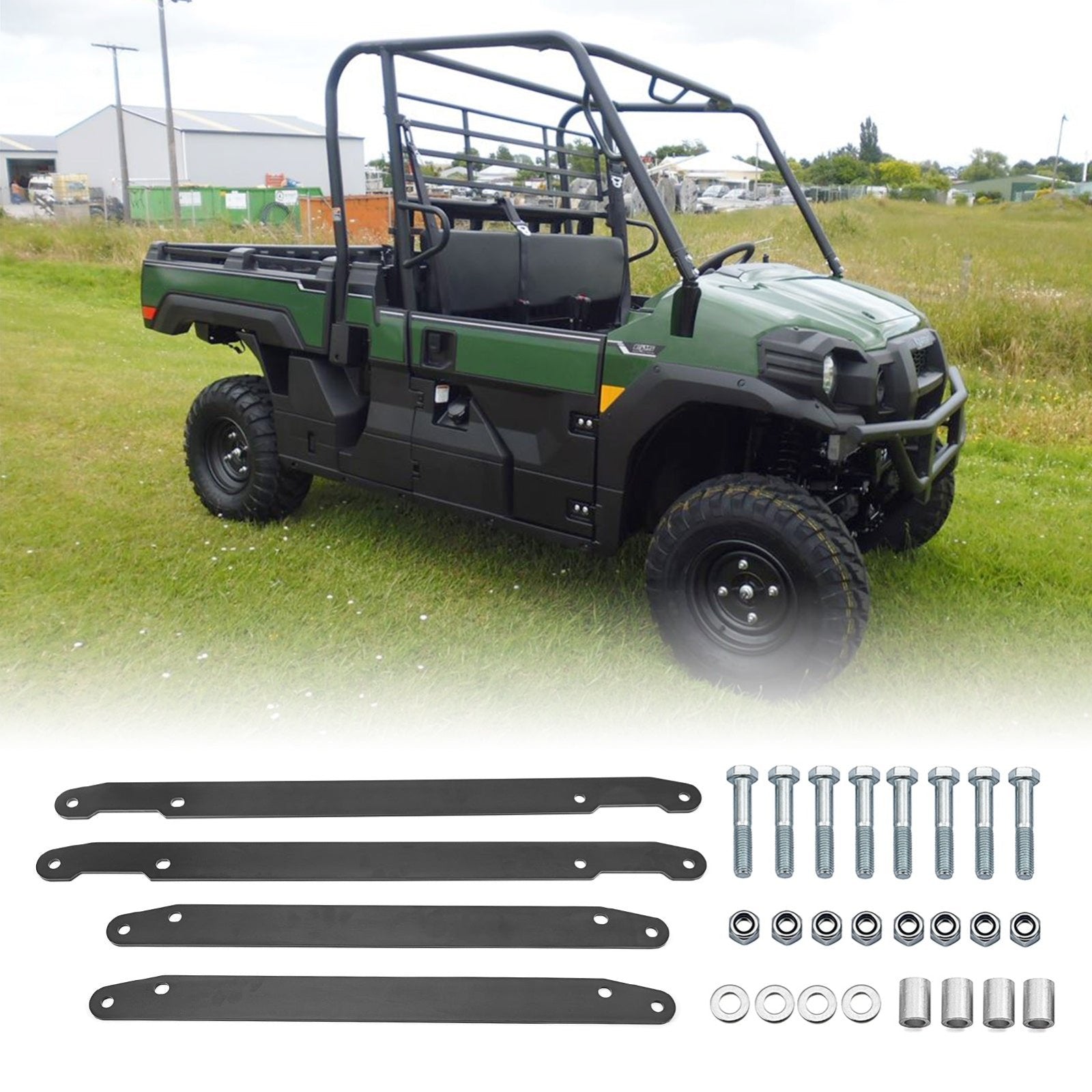 2015 - 2024 Kawasaki Mule Pro DX DXT / FX FXT Heavy - duty Steel Full 2" Lift Kit Front & Rear - Weisen