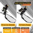 2015 - 2024 Polaris Ranger 570 900 1000/Crew 360° Super Wide Angle Off - road Center Rear View Mirror - WeiSen - 80301045