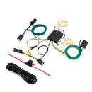 2015 - 2025 Ford Transit - 150/250/350 No Drill Class 3 Trailer Hitch 2" Receiver & Plug&Play 4 - Pin Trailer Wiring Harness - WeiSen - 70108017+70206049