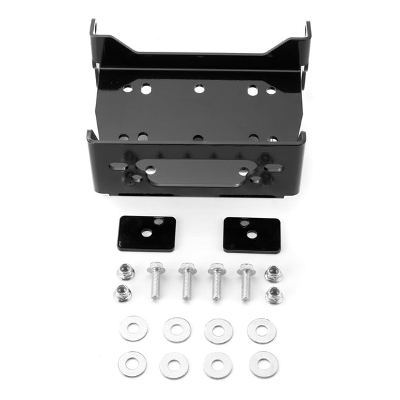 2015 - 2025 Yamaha Viking No Drill Heavy Duty Steel UTV Winch Mounting Bracket Plate - WeiSen - 80106047