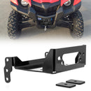 2015 - 2025 Yamaha Viking No Drill Heavy Duty Steel UTV Winch Mounting Bracket Plate - WeiSen - 80106047