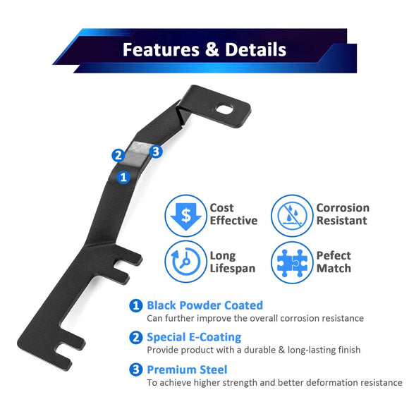 2016 - 2019 Nissan Titan Hood Hinge 3" White & Amber Strobe LED Ditch Light Pod Kit - WeiSen - 70104051+70201007