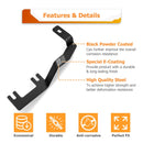 2016 - 2019 Nissan Titan White&Amber Strobe 3.5 Inch LED Hood Hinge Ditch Light Pods w/ Wiring Harness Kit - WeiSen - 70104051+70201013