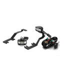 2016 - 2019 Nissan Titan White&Amber Strobe 3.5 Inch LED Hood Hinge Ditch Light Pods w/ Wiring Harness Kit - WeiSen - 70104051+70201013