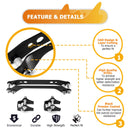 2016 - 2022 CFMoto CForce 400/500S Heavy Duty Steel Front & Rear 1.5" Suspension Lift Kit - WeiSen - 80401088