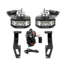 2016 - 2022 Honda Ridgeline/Passport/Pilot/Odyssey White&Amber Strobe 3.5 Inch LED Hood Hinge Ditch Light Pods w/ Wiring Harness Kit - WeiSen - 70104044+70201013