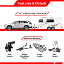 2016 - 2023 Mazda CX - 9 Heavy - Duty Steel Class 3 Trailer Hitch 2" Receiver - WeiSen - 70108033